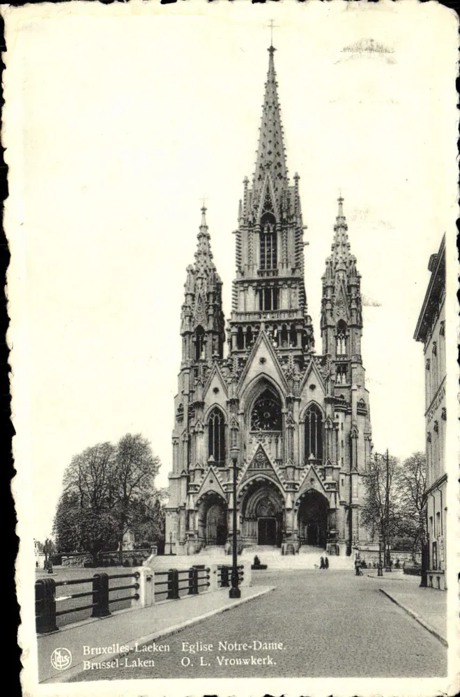 Bruxelles-Laeken — Église Notre-Dame (O.L. Vrouwkerk) — éditeur N. H. S. - Vorderseite