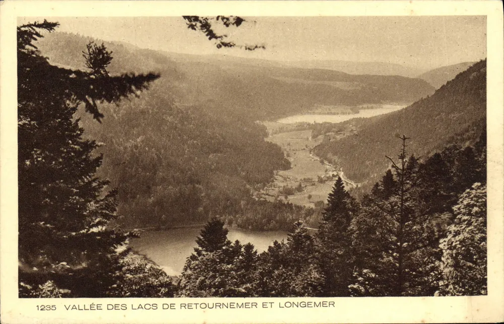 Tal der Seen Retournemer und Longemer — Sammlung Les Vosges — n° 1235 - Vorderseite