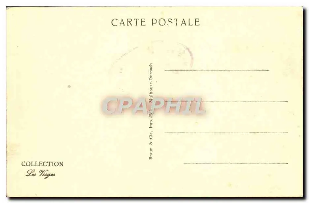 Tal der Seen Retournemer und Longemer — Sammlung Les Vosges — n° 1235 - Rückseite