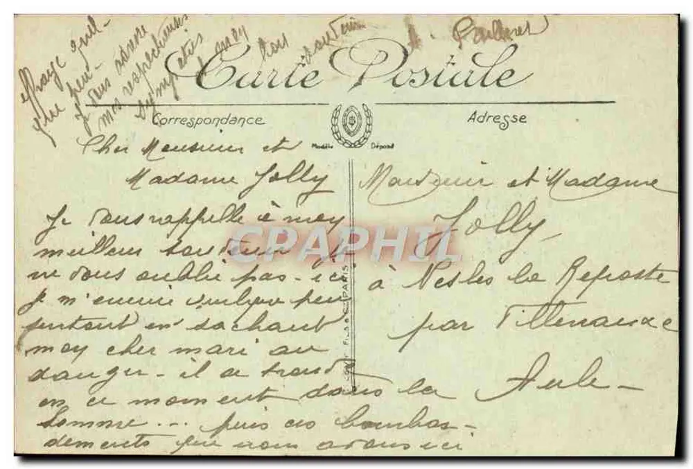 Paris — A Madeleine e a Rue Royale — LL. - Verso