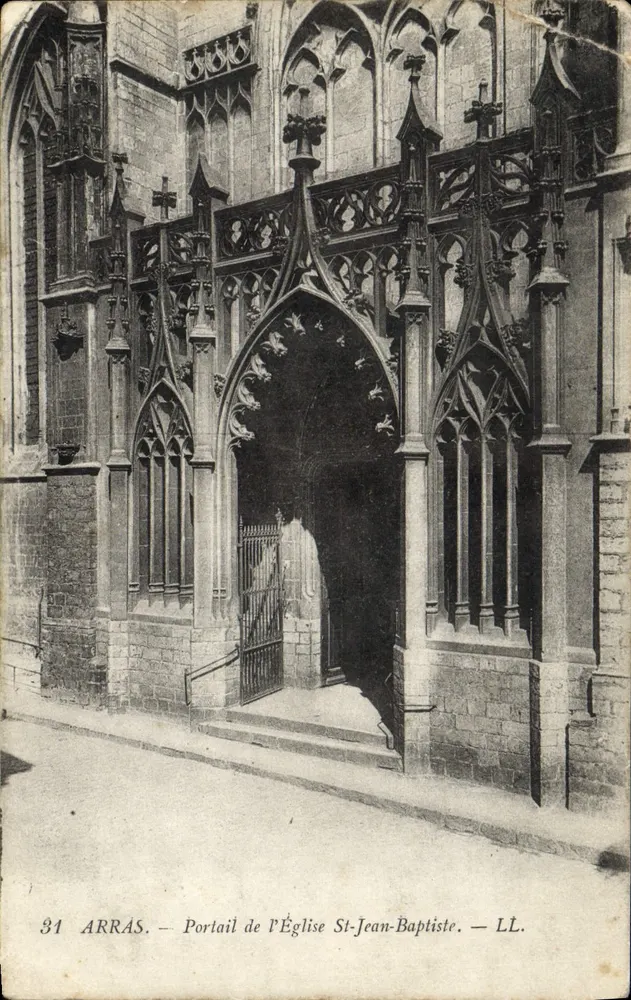 Arras — Portail de l'Église Saint-Jean-Baptiste — LL. - Vorderseite