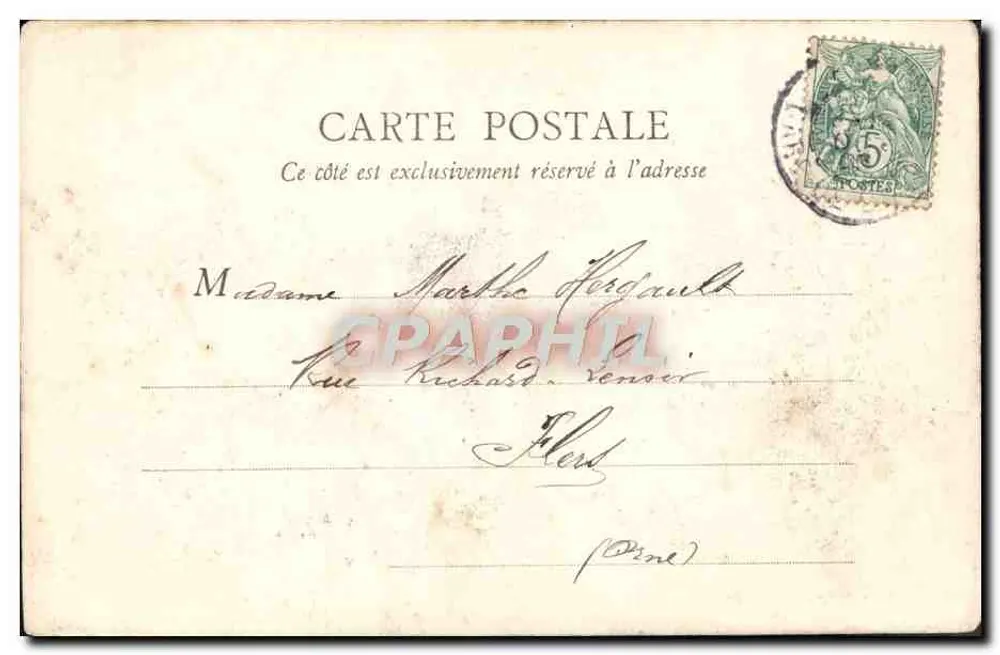 Chartres — A Assunção, por Bridan - Verso