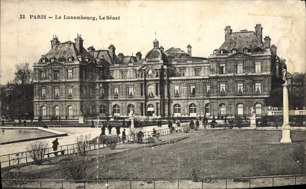 Paris — Le Luxembourg, Le Sénat — éditeur imprimeur non visible, n° 23 - Voorkant