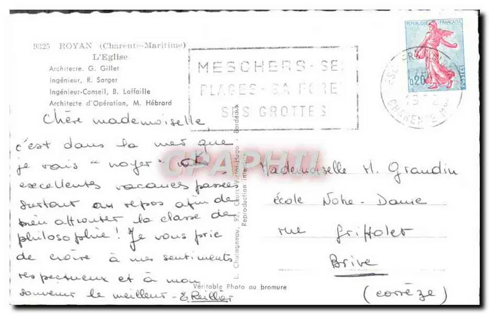 Igreja moderna de Elcée — Editor Elcé — número de série não visível - Verso