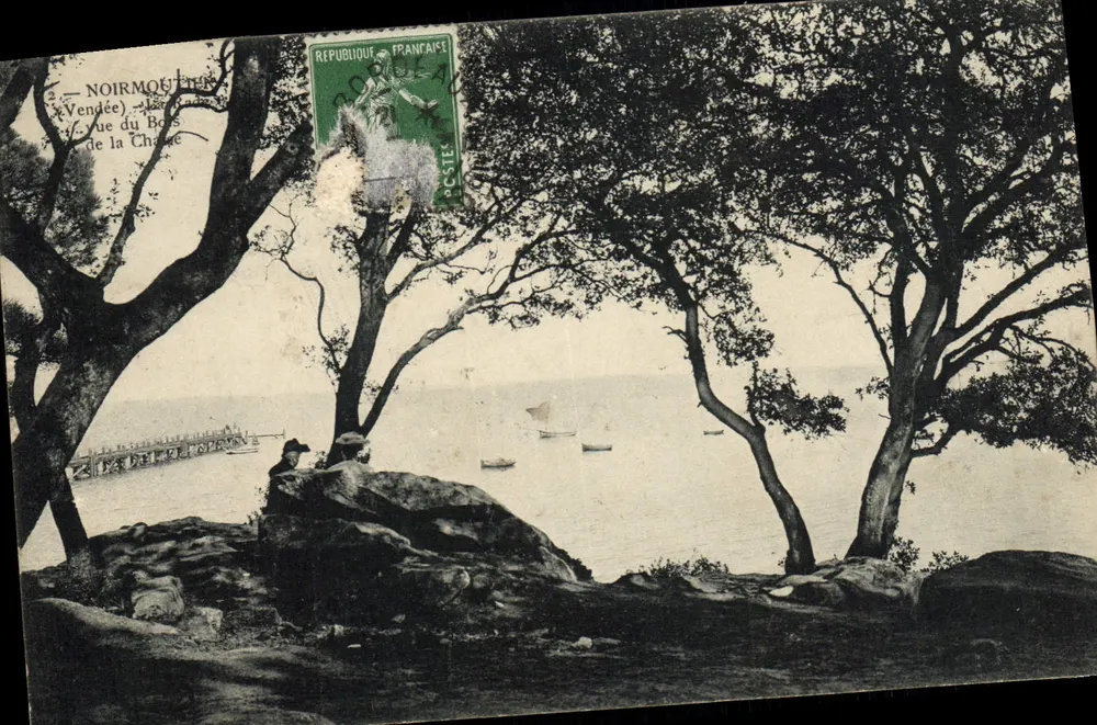 Noirmoutier - Vista do Bosque da Chèche — Ch. Pion Fils, Nantes - Frente
