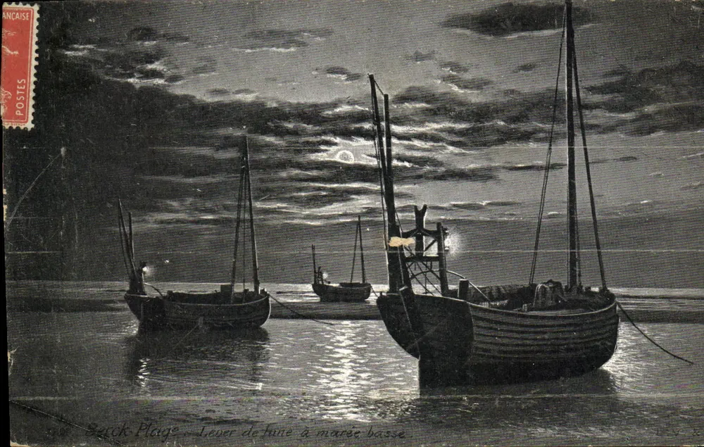 Strand — Maanopgang bij laag water — Uitgever: Strand, n° 42 - Voorkant