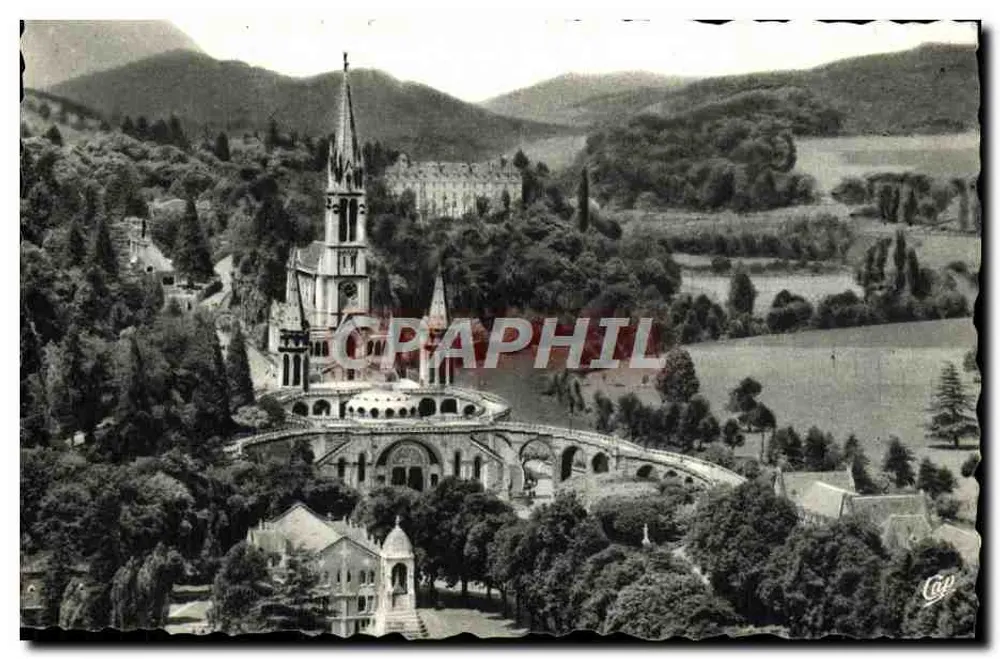 Lourdes — A Basílica e o Monumento Interallié — CIP - Frente