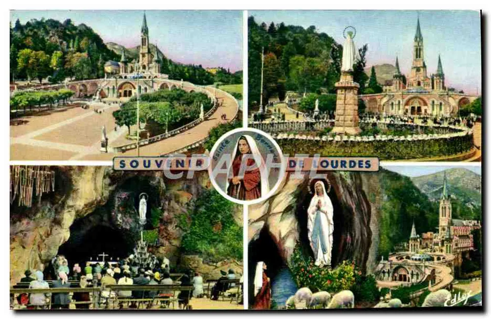 Lourdes — Erinnerungen an Lourdes — Verlag Edly - Vorderseite