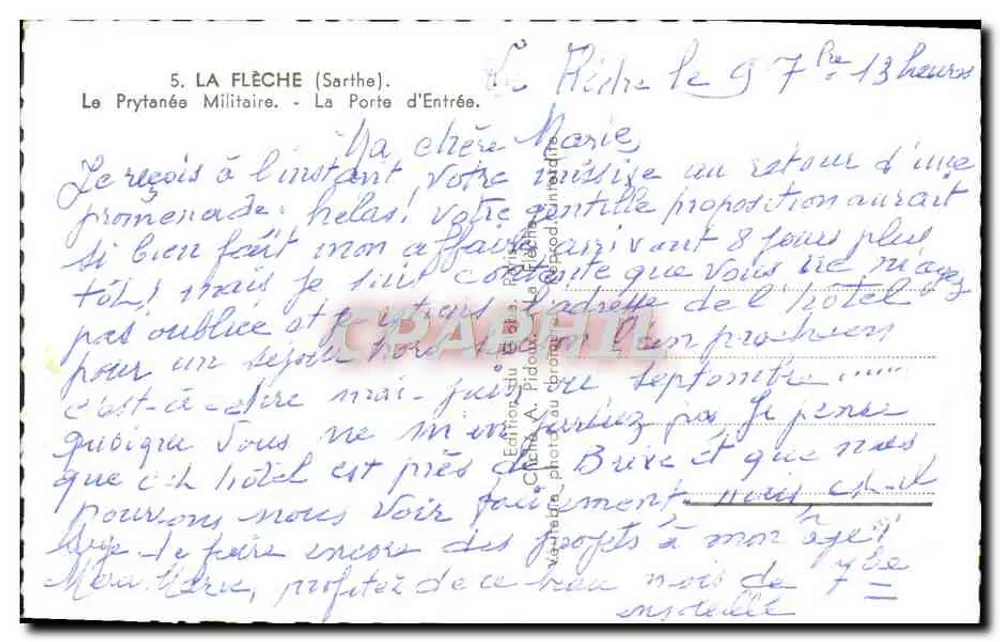 O Prytanée Militar — A Porta de Entrada — Edições do P. A. Pidol - Verso