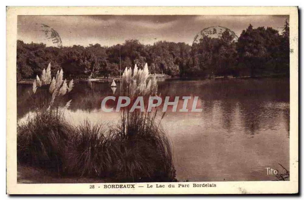Bordeaux — Le Lac du Parc Bordelais — Tito - Vorderseite