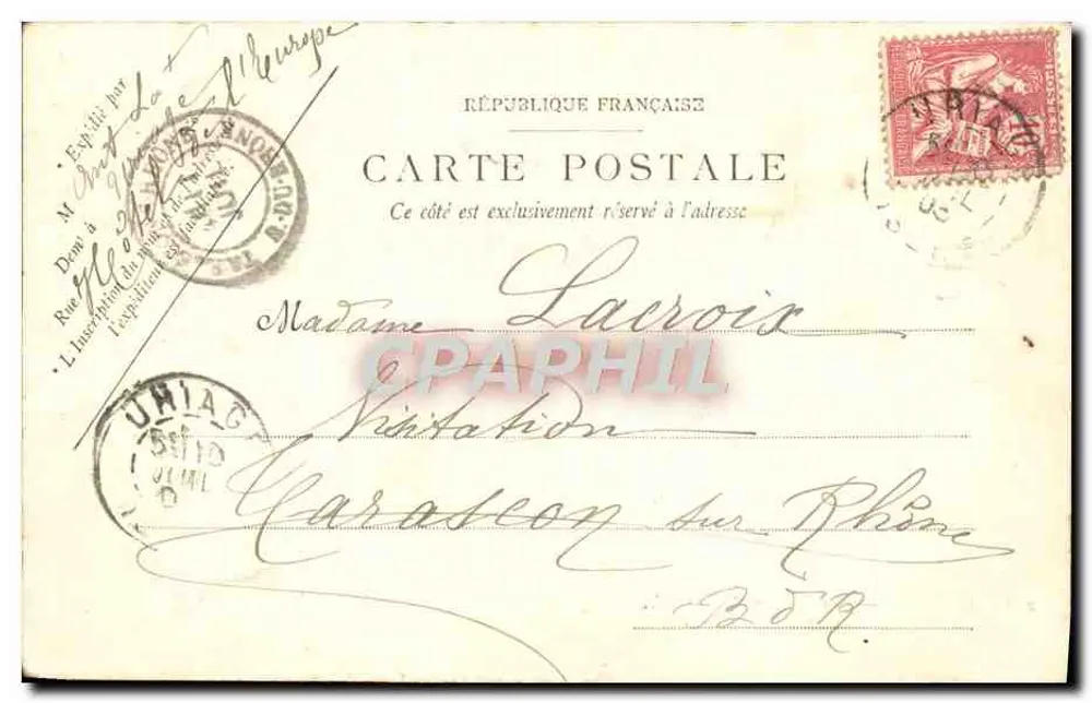 Uriage - Les Promenades — LL. — Editor LL, n° 228 - Verso