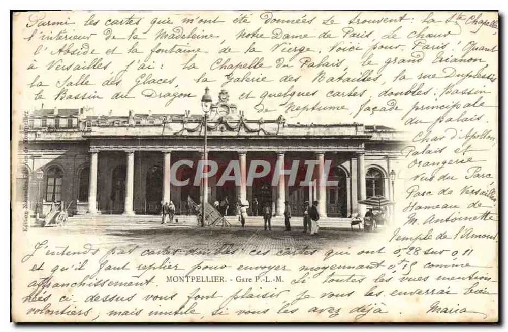 Palácio do Palácio — fachada principal — Edição Nacional, Montpellier - Frente