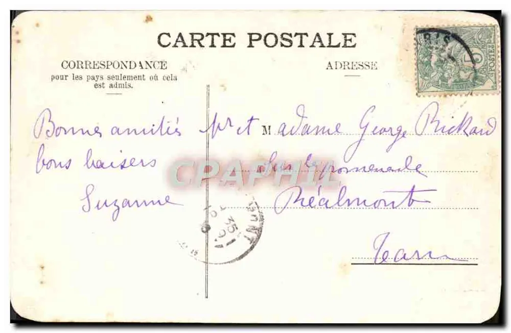 Montreux e la Dent du Midi — vista panoramica — J. J. 74, Jullien frères, Fotografi-Espositore, Ginevra - Verso