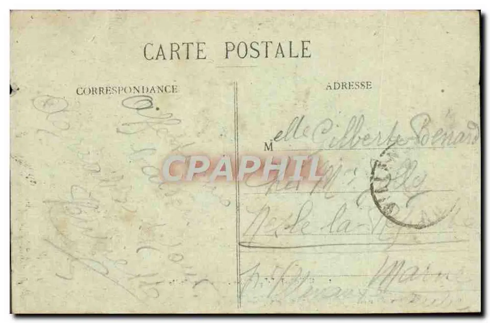 Clermont-Ferrand — La Place St-Hérem — éditeur Besson, n°15 - Verso
