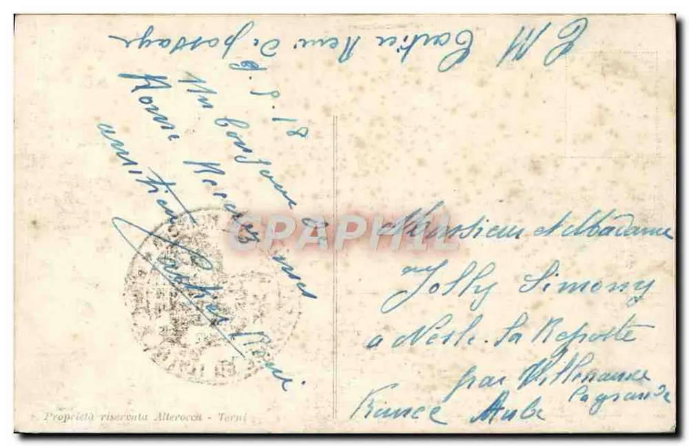 Roma - Denkmal für V. Emanuele II - Ehrenpfeiler — Verlag VAT, Nr. 3624 - Rückseite