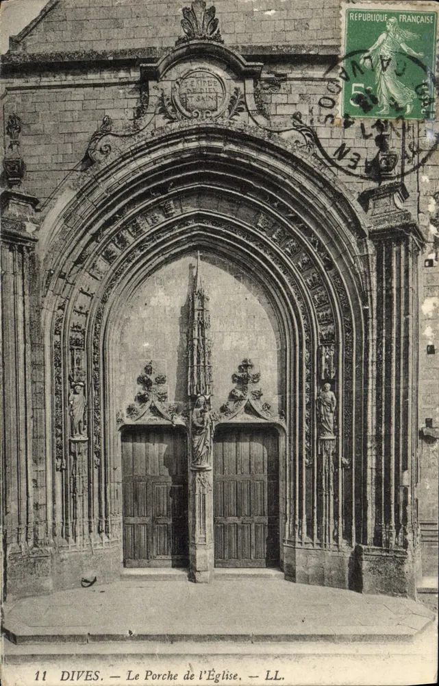 Dives — O Portal da Igreja — LL. - Frente
