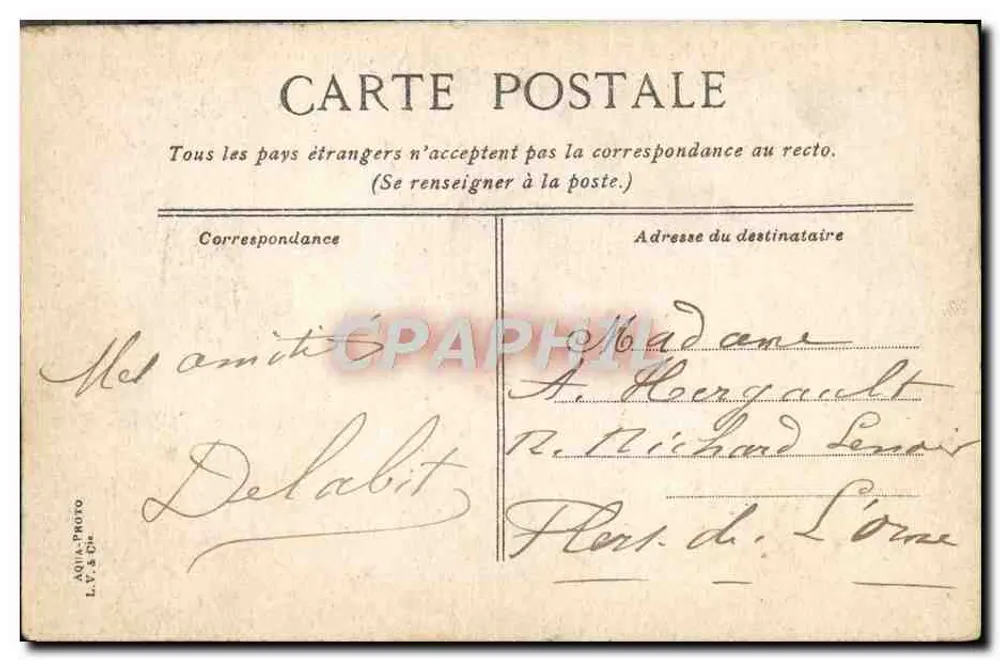 Chantilly. A estrada dos Leões — L.V.&Cie, n°14 - Verso
