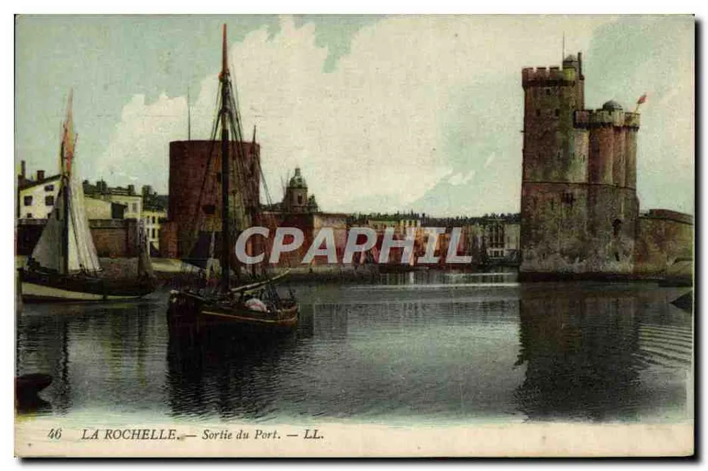 La Rochelle — Saída do Porto — LL. n°46 - Frente