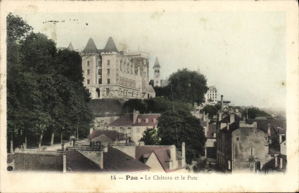 Pau - O Castelo e o Parque — 14 — editor não visível - Frente