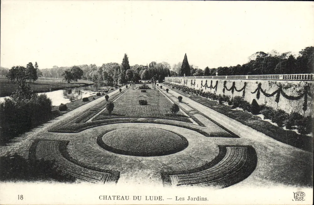 Castelo do Lude — Os Jardins — NDHOT, n°18 - Frente