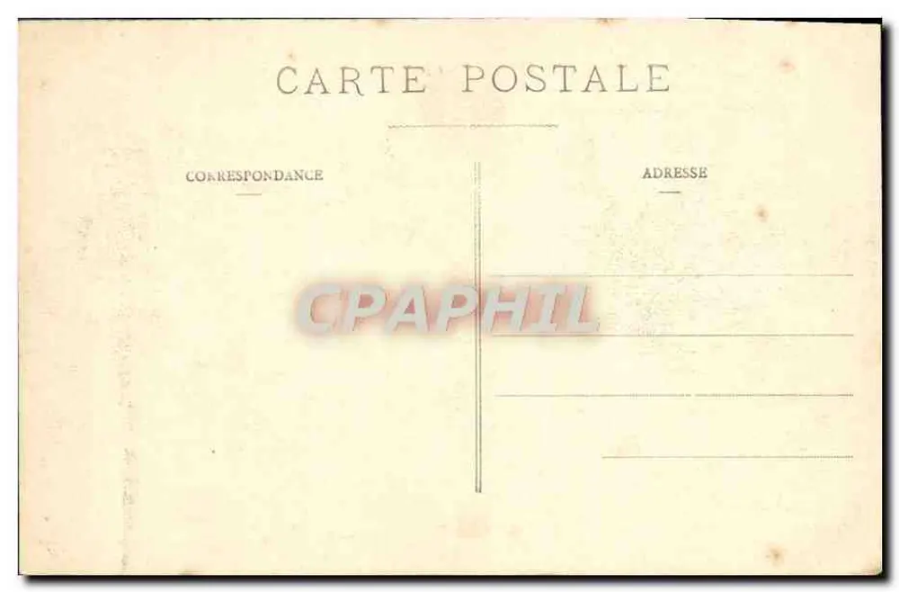 Rouen - Vista geral em direção à Sena — C.P. 421 — Editor C.P. Rouen - Verso