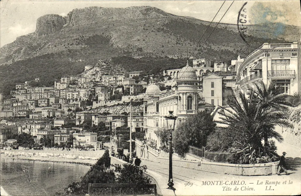 Monte-Carlo — La Rampe und die Tête de Chien — Verlag LL. n° 969 - Vorderseite