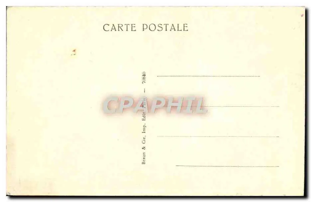 P. P. Rubens — Têtes de jeunes femmes — Braun & Cie, Imp. Edit. Paris, n° 70840 - Verso