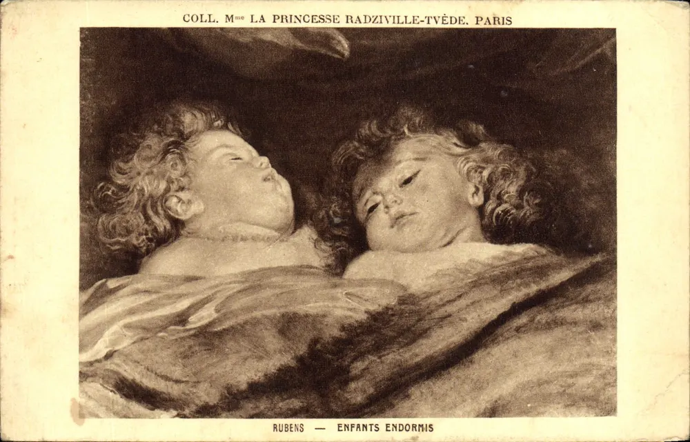 Schlafende Kinder — Rubens — Sammlung Madame la Princesse Radziville-Tvède, Paris - Vorderseite