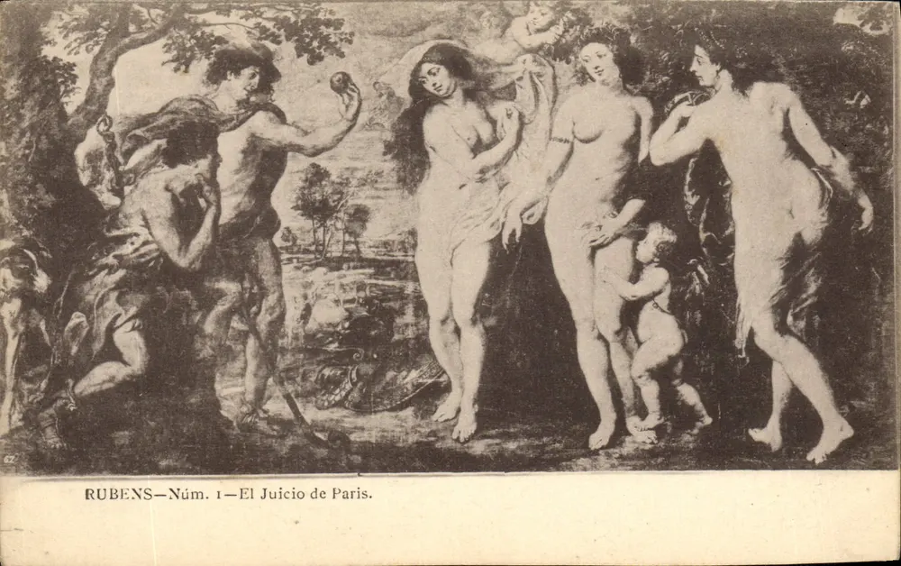 O Julgamento de Paris — Rubens — Núm. 1 — Editor não identificado - Frente