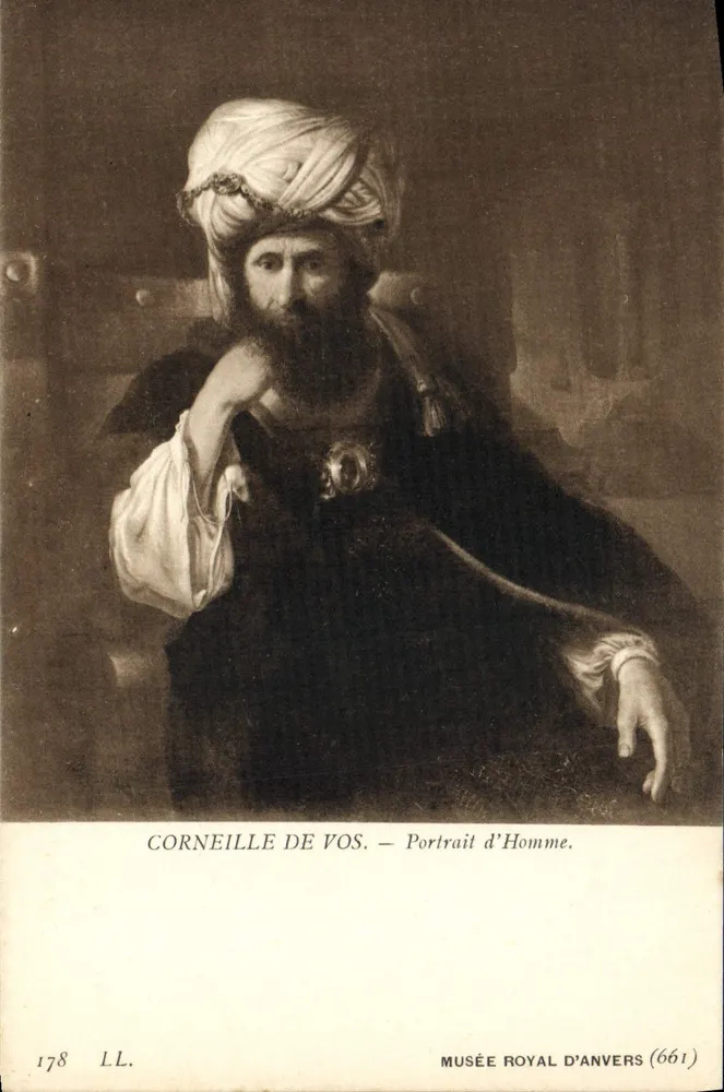 Porträt eines Mannes — Corneille de Vos — Königliches Museum von Antwerpen (661) - Vorderseite