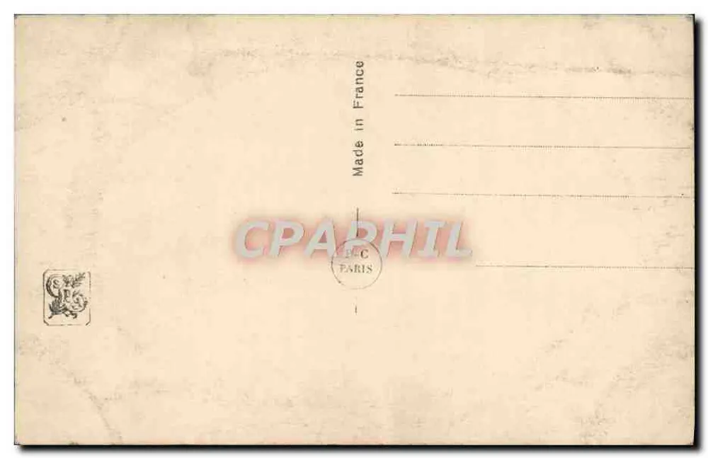Mulher dormindo — cena íntima — Salon d'Avray-Châgrin, n°401, editor RC Paris - Verso