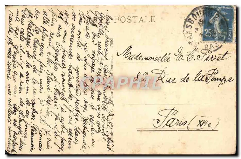 Les Deux Amoureux — Albert Neuhuys — edições Chérie Riff - Verso