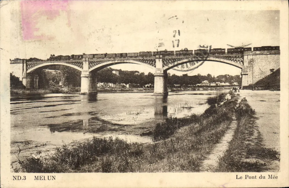 Melun — O Ponte do Mée — ND.3 MELUN - Frente