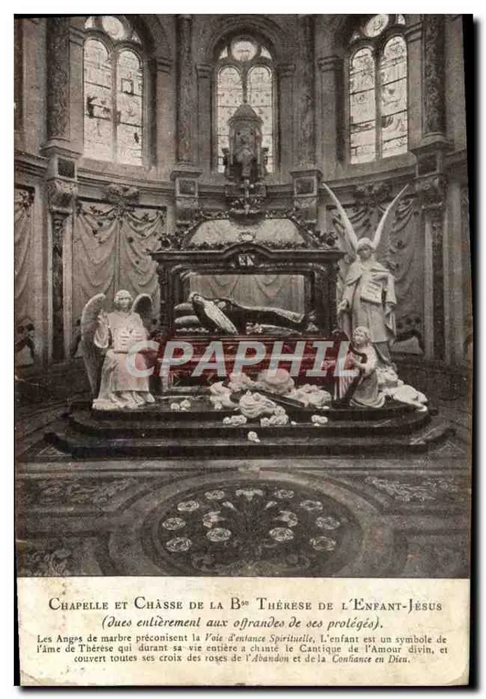 Kapelle und Reliquienschrein der B° Thérèse des Kindes Jesu — Verlag Édouard, Frankreich - Vorderseite