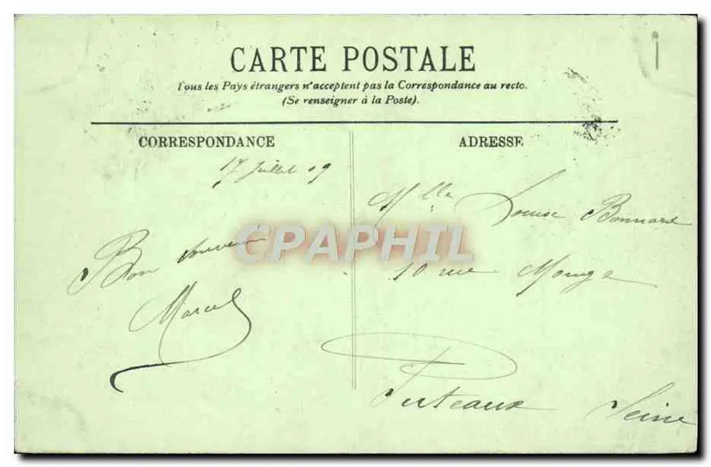 Le Nice-Havrais — Ansicht vom Kliff aus — LL. — n°698 - Rückseite