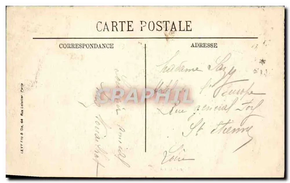 Biarritz — Villa Belza und die Basque Küste — LL. N° 138 - Rückseite