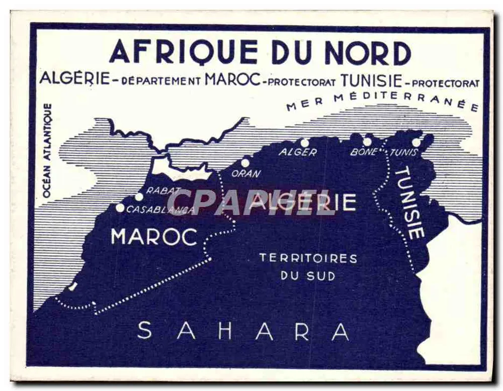La Kouba in Tunis — Nordafrika — Serie « Terres Françaises » Nr. 9 - Rückseite