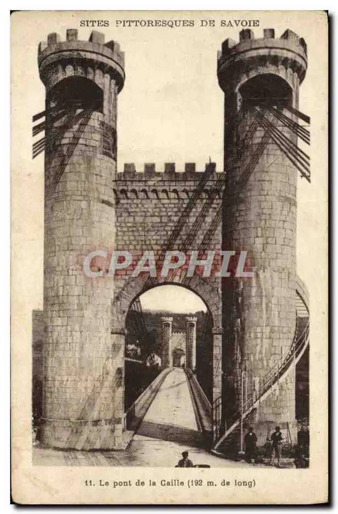Brücke der Gaille — Savoie — Serie 'Pittorelle Sites de Savoie' Nr. 11 - Vorderseite