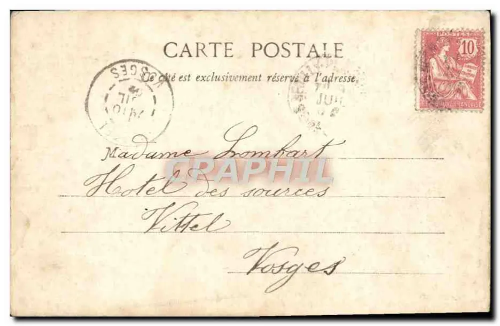 Rosny-sous-Bois — Municipio — editore A. Chambony, edit. Neuilly-l'Étang - Verso