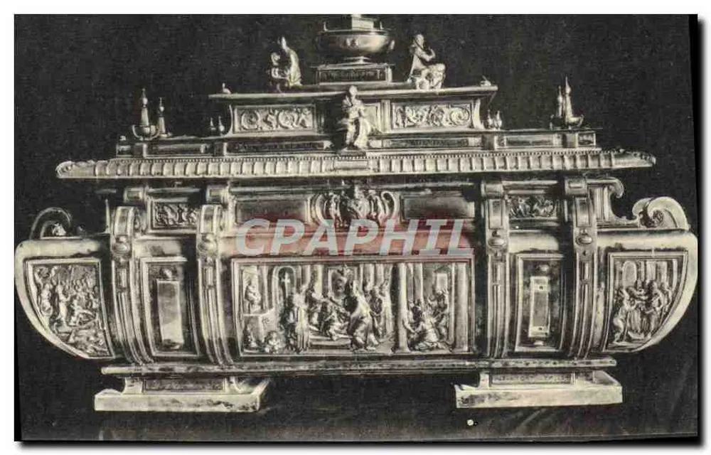 Silberkästchen mit Reliquie der Heiligen Leocadia — 16. Jahrhundert — Fototinta Thomas, Barcelona - Vorderseite