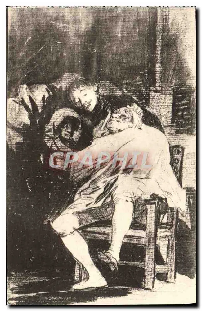 O descañonan — Goya — Fototipia Hauser, Madrid - Frente