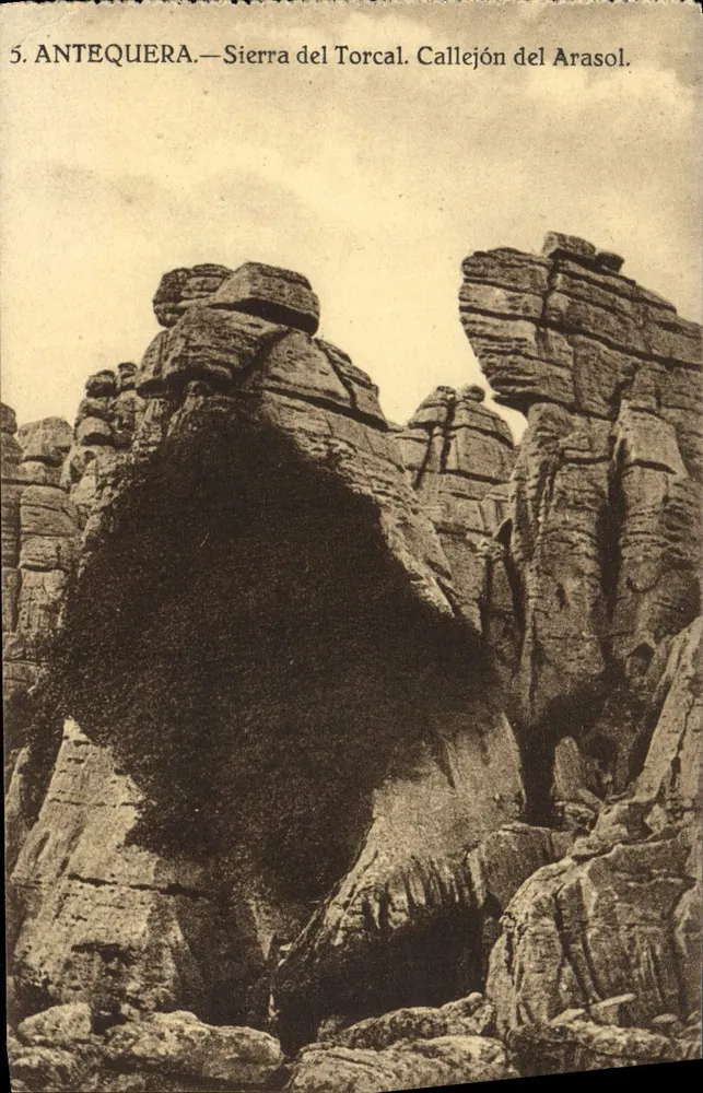 Antequera — Sierra del Torcal. Callejón del Arasol. - Vorderseite