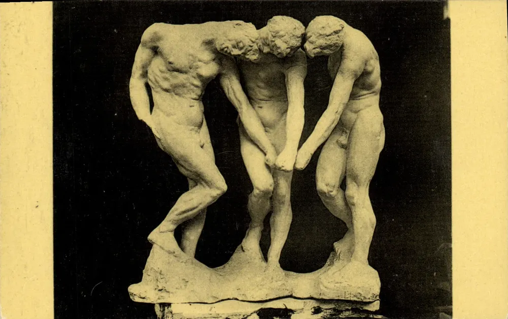 Les Trois Ombres — Rodin — Verlag Nathan, Nr. 454 - Vorderseite