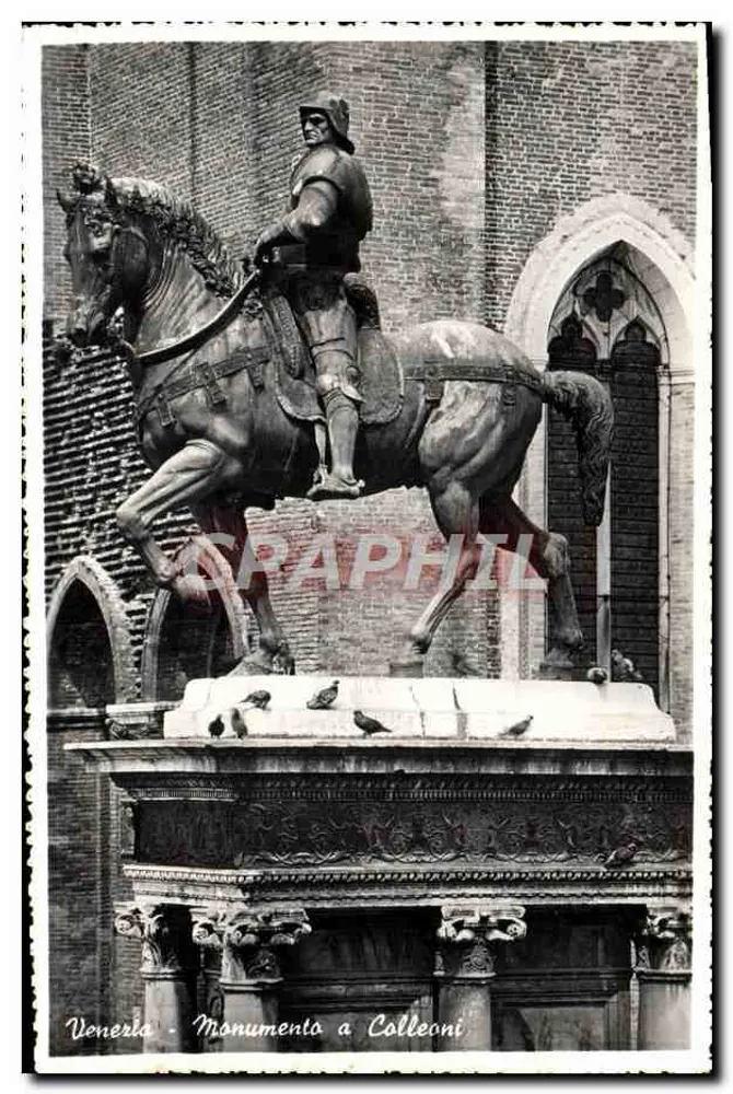 Vénérée - Monument a Colleoni — editor Ardo, série 94 - Frente