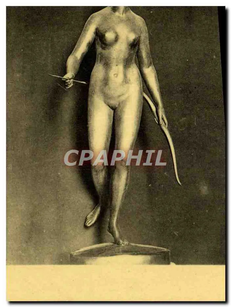 Diane — estátua de Houdon — editor Nathan, Paris, n° 7 - Frente