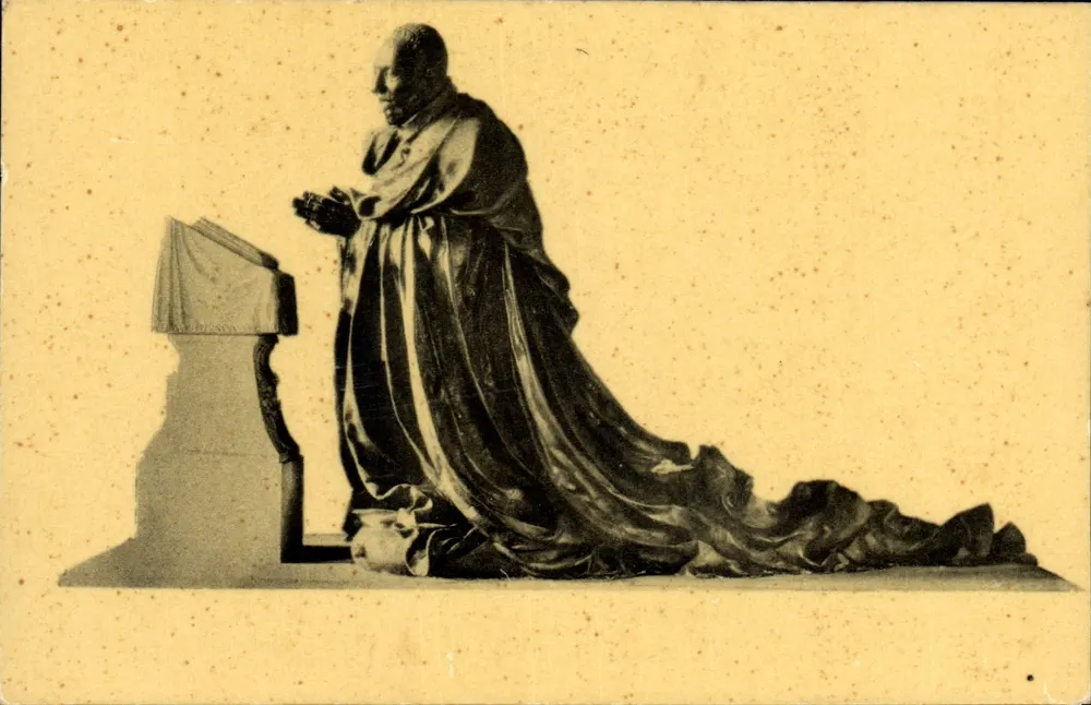 René de Birague, Kanzler Frankreichs — Statue im Louvre-Museum — Verlag Fernand Nathan, Nr. 36 - Vorderseite