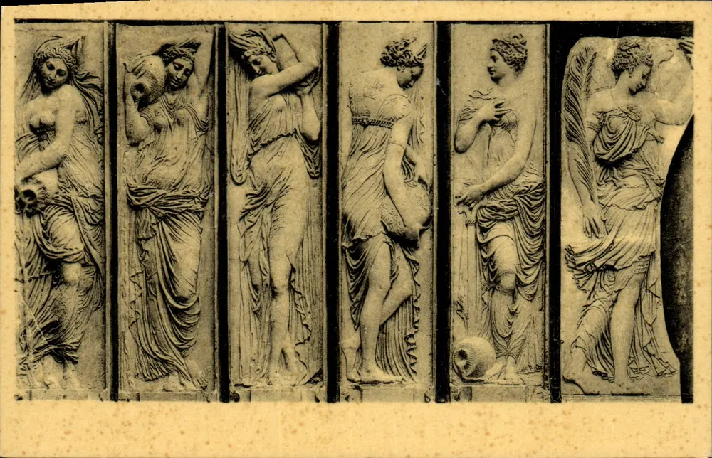 Nymphen der Fontaine des Innocents — Fassade des Louvre-Palastes — GOUJON (Jean) — Serie 3. S.-III. Nr. 8 - Vorderseite