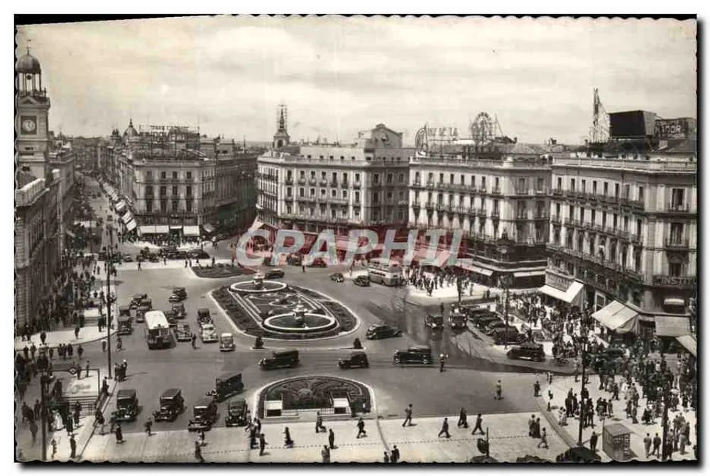 Madrid — Place du Soleil (Puerta del Sol) — Ediciones García Carrabellla - Frente