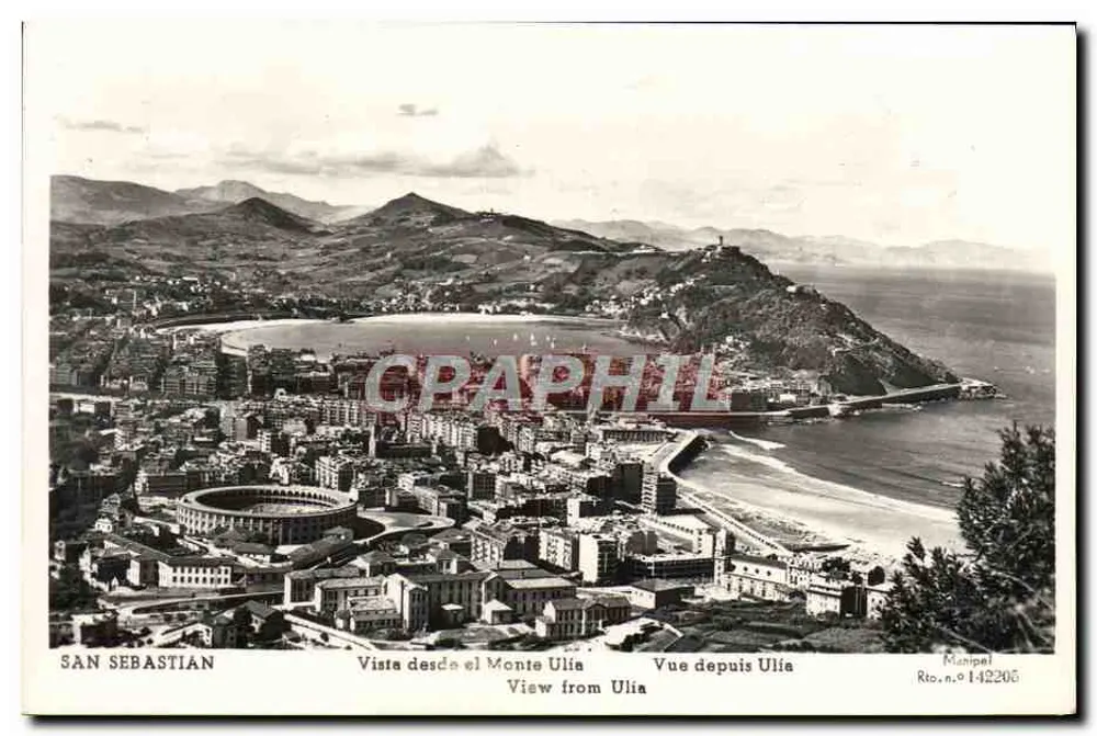 San Sebastián — Ansicht von Ulia — Mani pal, n° 142205 - Vorderseite