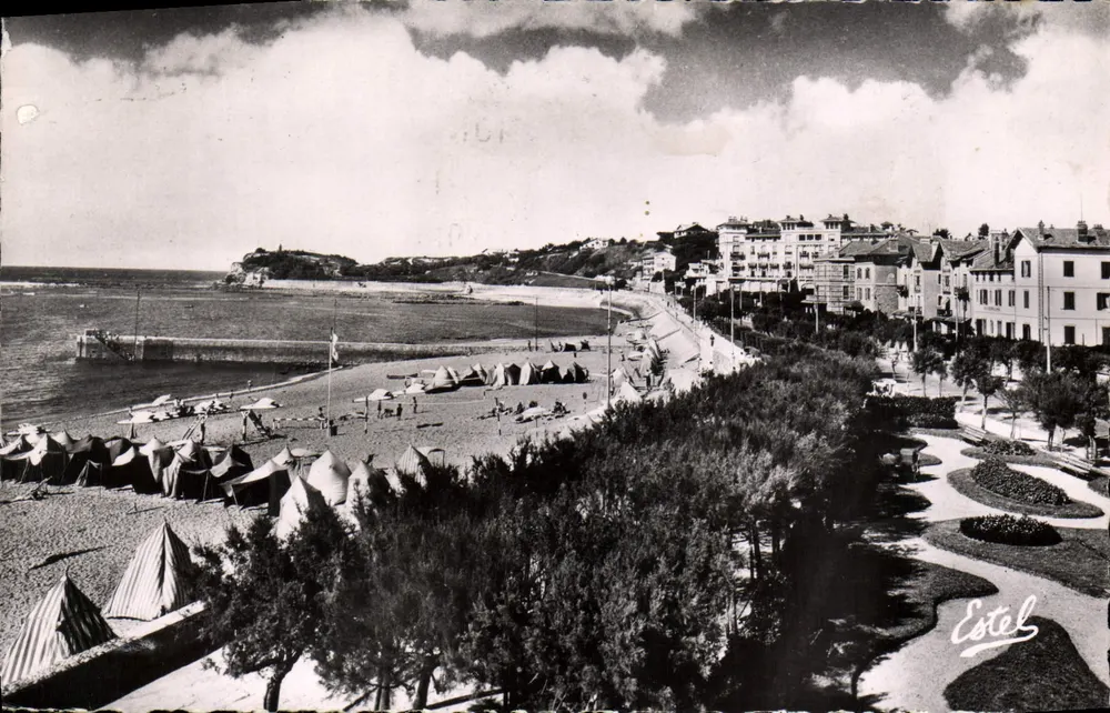 Saint-Jean-de-Luz — Die Plage, der Boulevard Thiers und die Pointe Ste-Barbe — Estel - Vorderseite